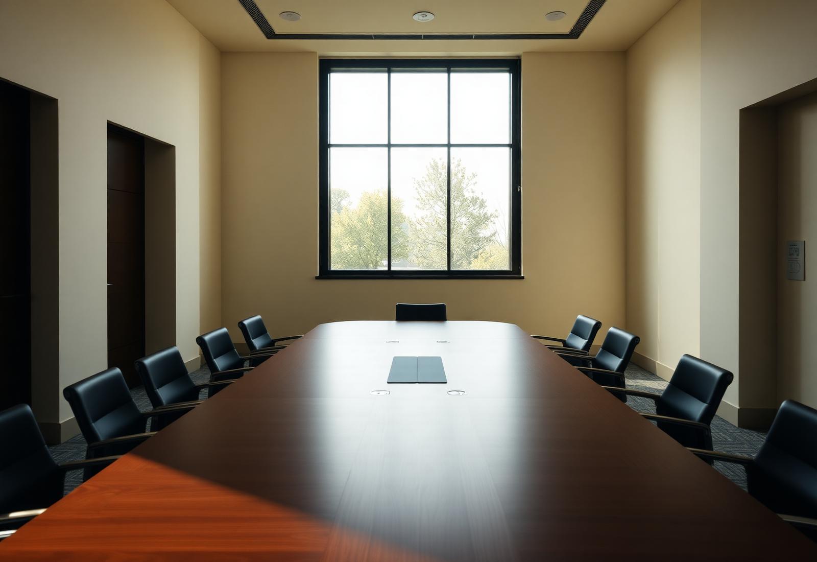 Modern boardroom